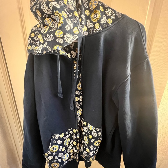 Denver Nuggets Logo/Paisley Reverses Sweatshirt. Excellent Condition Rare - Picture 5 of 8